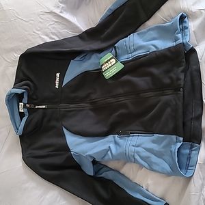 Hind womens Munich jacket sz Medium NWT blue black by Saucony